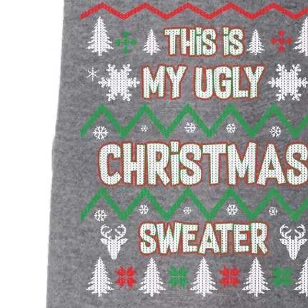 This Is My Ugly Christmas Sweater Doggie 3-End Fleece Hoodie