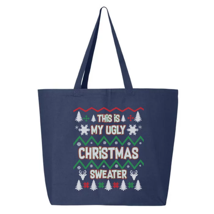 This Is My Ugly Christmas Sweater 25L Jumbo Tote