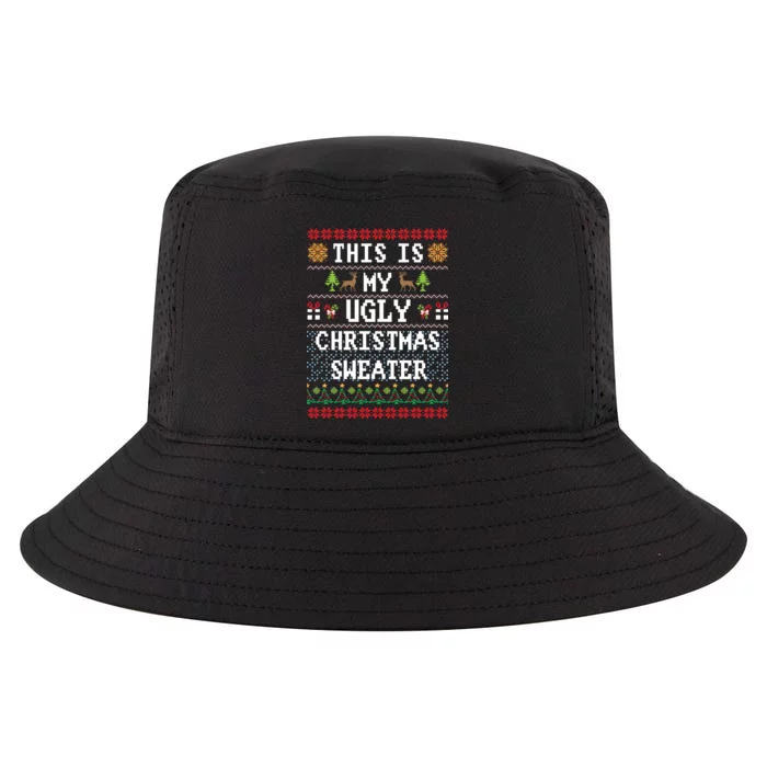 This Is My Ugly Christmas Sweater Party Funny Cool Comfort Performance Bucket Hat