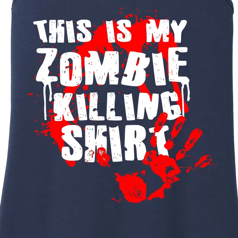 This Is My Zombie Killing Shirt Ladies Essential Tank