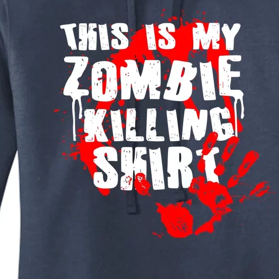 This Is My Zombie Killing Shirt Women's Pullover Hoodie