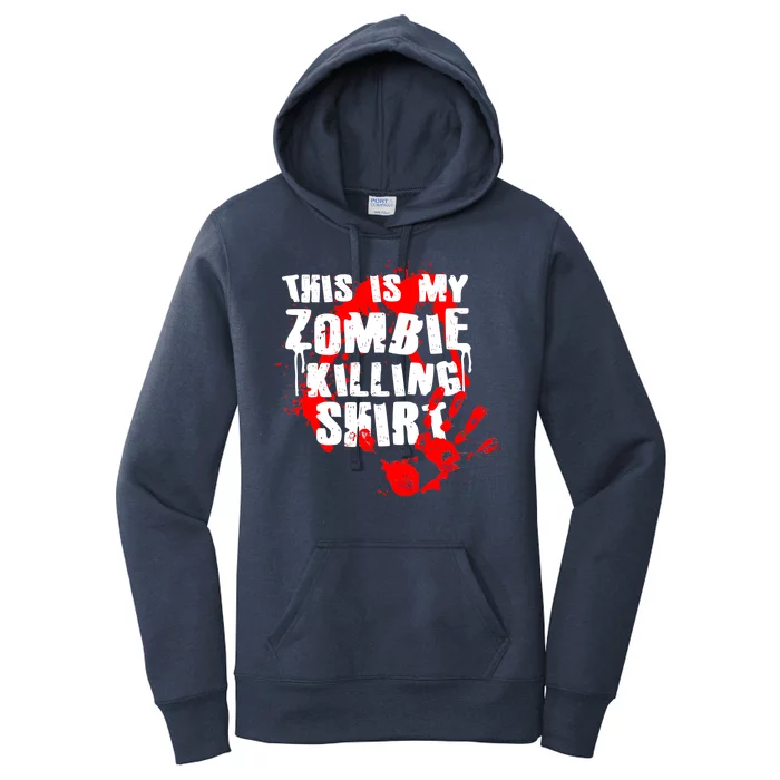 This Is My Zombie Killing Shirt Women's Pullover Hoodie