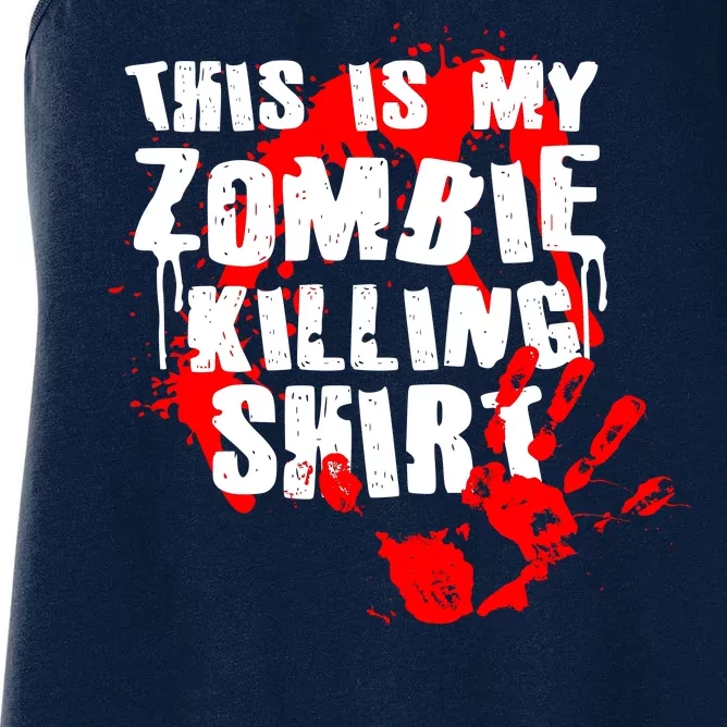 This Is My Zombie Killing Shirt Women's Racerback Tank