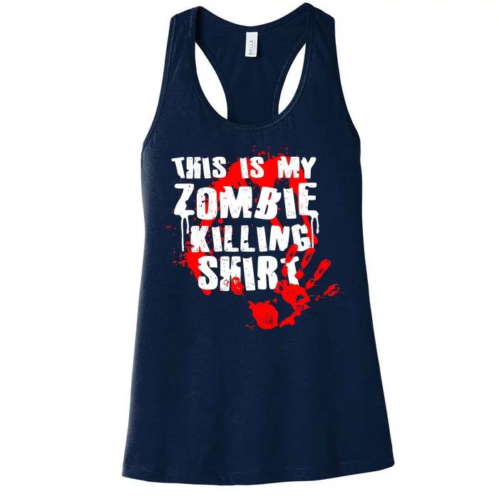 This Is My Zombie Killing Shirt Women's Racerback Tank