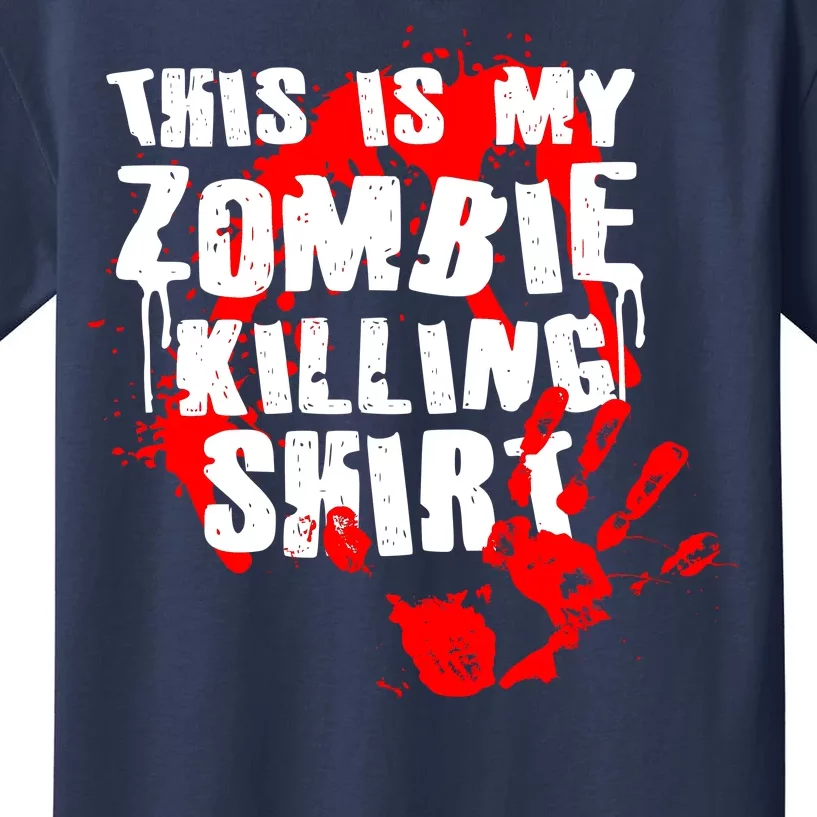 This Is My Zombie Killing Shirt Kids T-Shirt