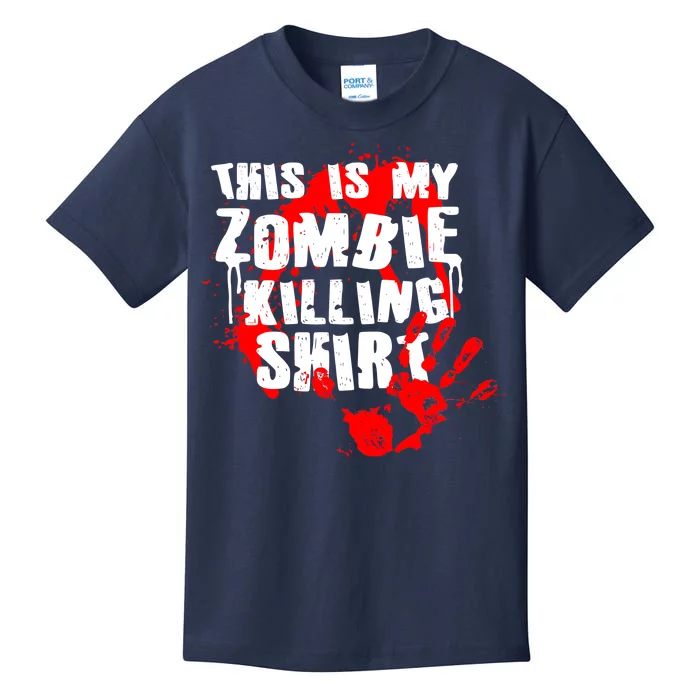 This Is My Zombie Killing Shirt Kids T-Shirt