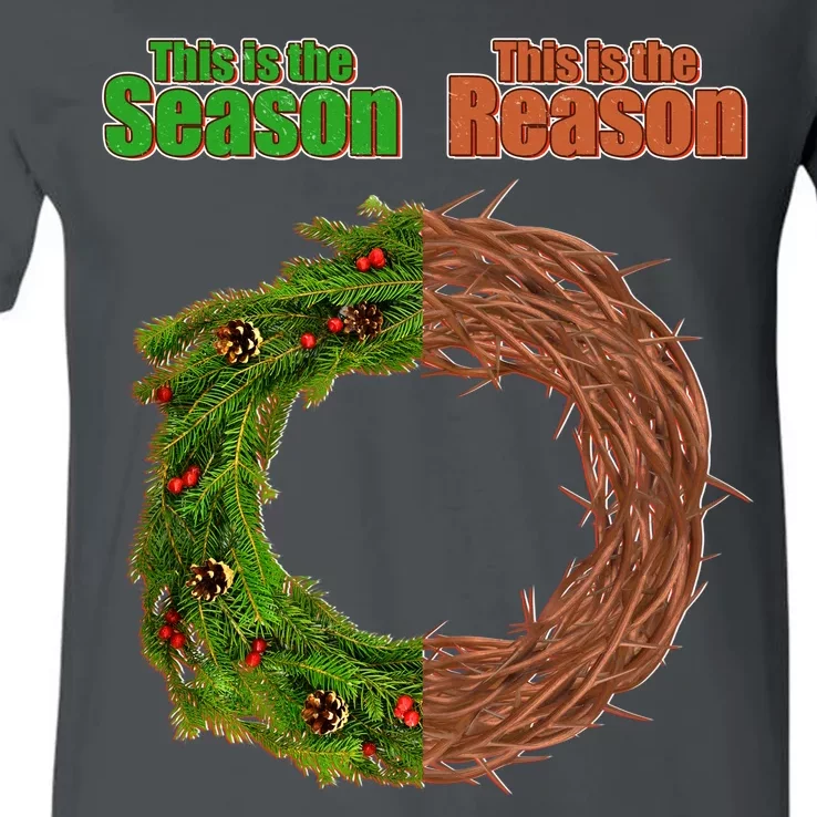 This Is The Season This Is The Reason Christian V-Neck T-Shirt