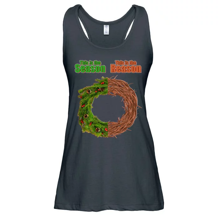 This Is The Season This Is The Reason Christian Ladies Essential Flowy Tank