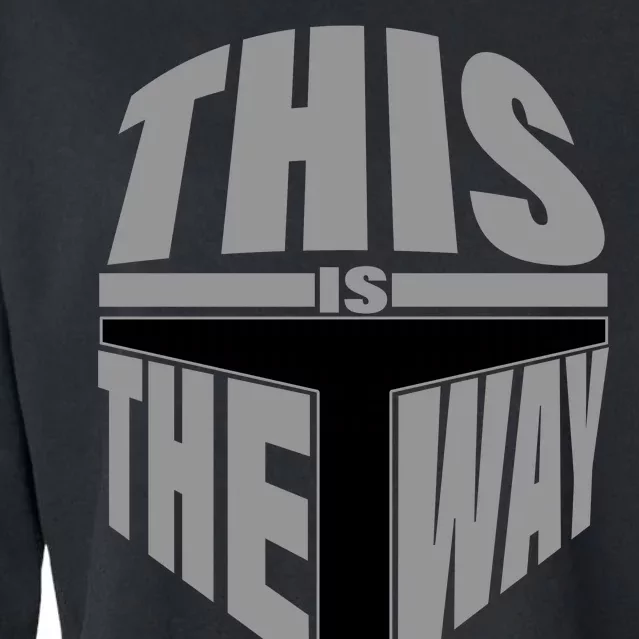 This Is The Way Cropped Pullover Crew