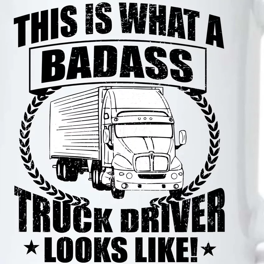 This Is What A Badass Truck Driver Looks Black Color Changing Mug