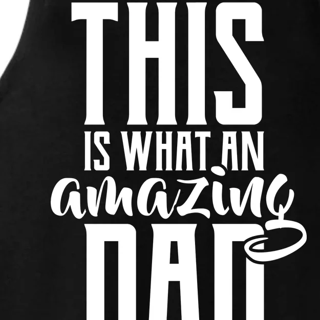 This Is What An Amazing Dad Looks like Ladies Tri-Blend Wicking Tank