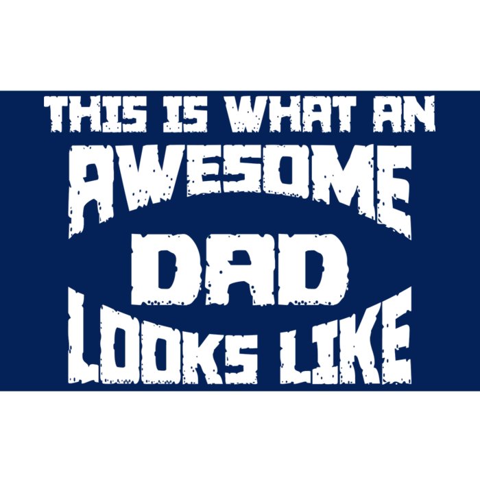 This Is What An Awesome Dad Looks Like Retro Bumper Sticker