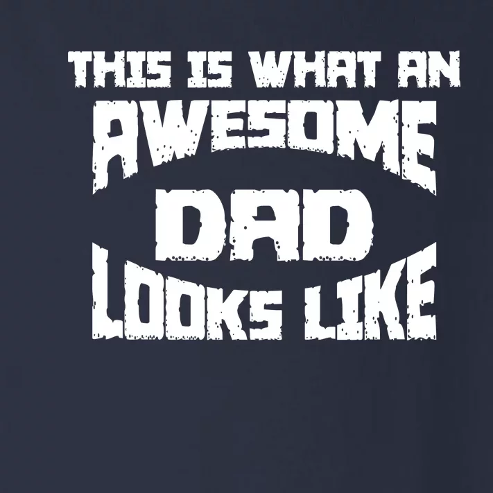 This Is What An Awesome Dad Looks Like Retro Toddler Long Sleeve Shirt