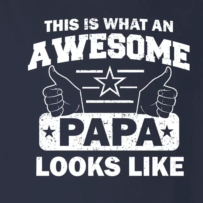 This Is What An Awesome Papa Looks Like Toddler Long Sleeve Shirt