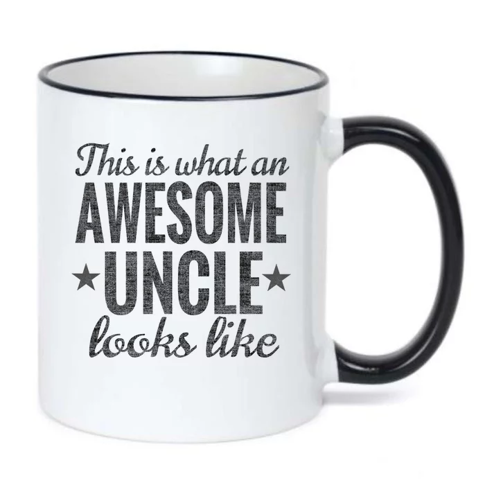 This Is What An Awesome Uncle Looks Like Black Color Changing Mug