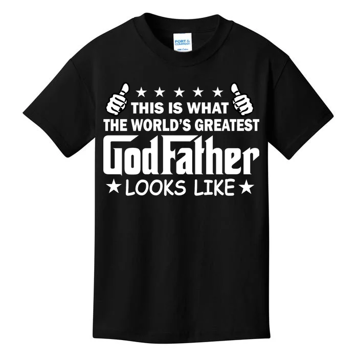 This Is What The World's Greatest GodFather Looks Like Kids T-Shirt