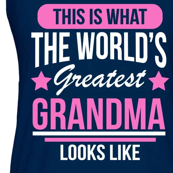 This Is What The Worlds Greatest Grandma Looks Like Ladies Essential Flowy Tank