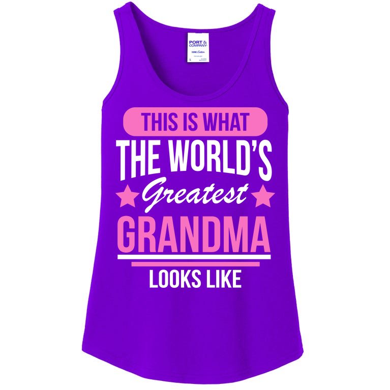This Is What The Worlds Greatest Grandma Looks Like Ladies Essential Tank