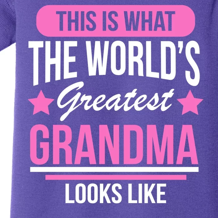 This Is What The Worlds Greatest Grandma Looks Like Baby Bodysuit