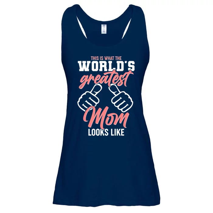 This Is What The World's Greatest Mom Looks Like Ladies Essential Flowy Tank