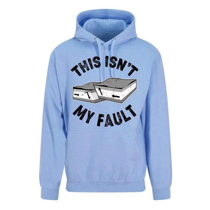 This Isn't My Fault Funny Geology Unisex Surf Hoodie