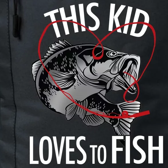 This Kid Loves To Fish Daily Commute Backpack