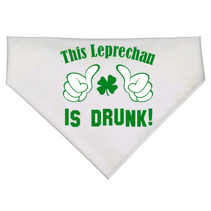 This Leprechaun Is Drunk USA-Made Doggie Bandana