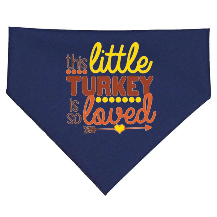 This Little Turkey Is So Loved USA-Made Doggie Bandana