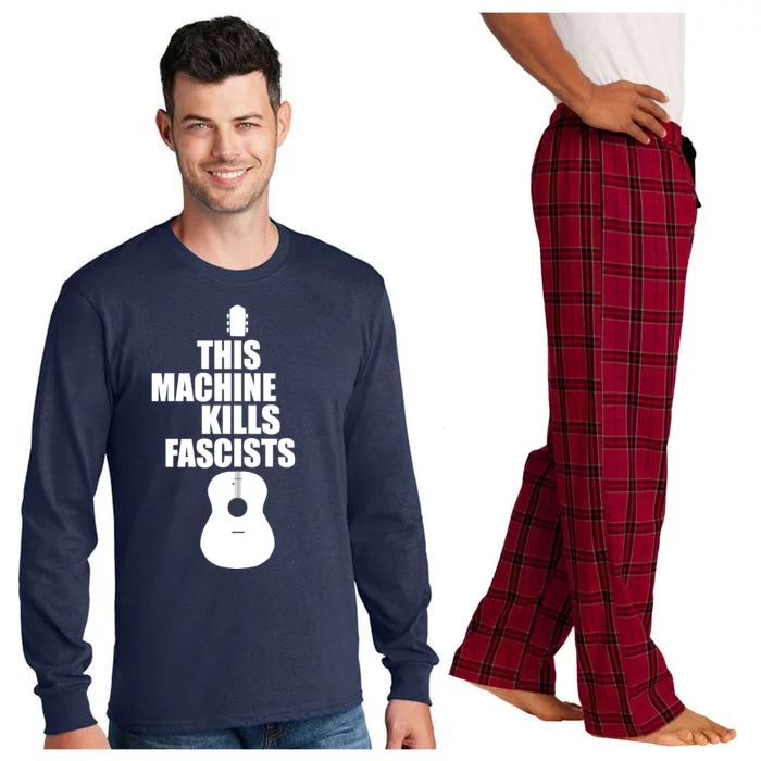 This Machine Kills Facists Long Sleeve Pajama Set