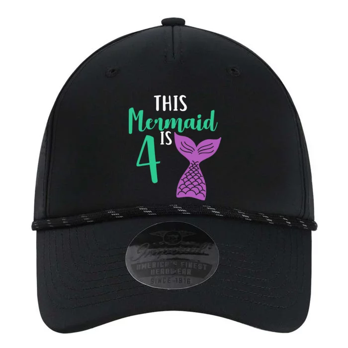 This Mermaid Is 4 Years Old Birthday Performance The Dyno Cap