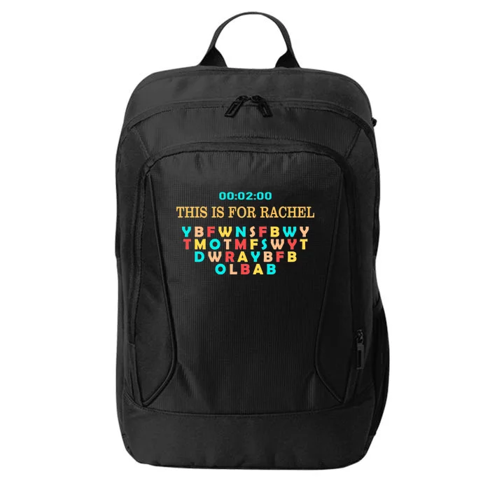 This Message Lasts For Two Minutes City Backpack