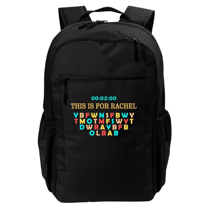 This Message Lasts For Two Minutes Daily Commute Backpack