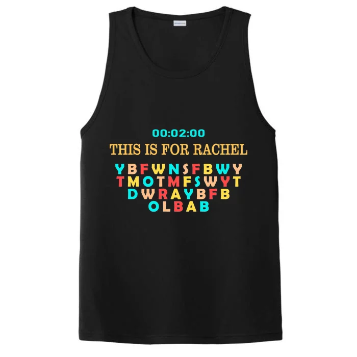 This Message Lasts For Two Minutes Performance Tank