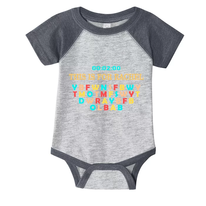 This Message Lasts For Two Minutes Infant Baby Jersey Bodysuit