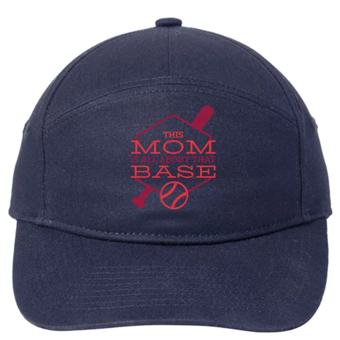 This Mom Is All About That Base 7-Panel Snapback Hat