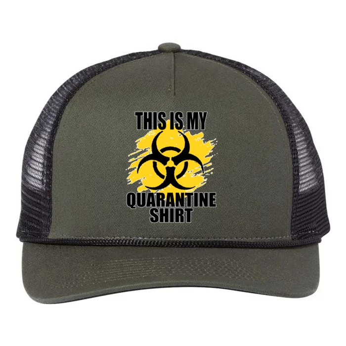 This My Quarantine Shirt Retro Rope Trucker Hat Cap