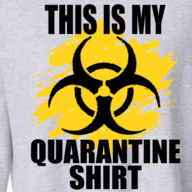 This My Quarantine Shirt Cropped Pullover Crew