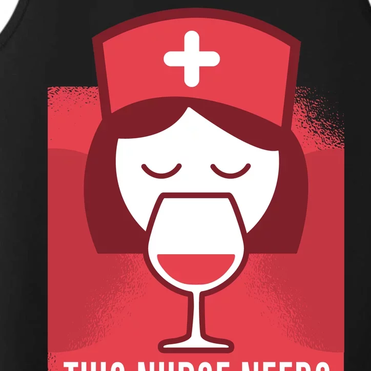 This Nurse Needs A Glass Performance Tank