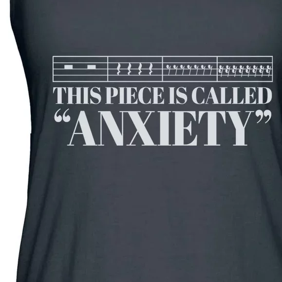 This Piece Is Called Anxiety Funny Ladies Essential Flowy Tank