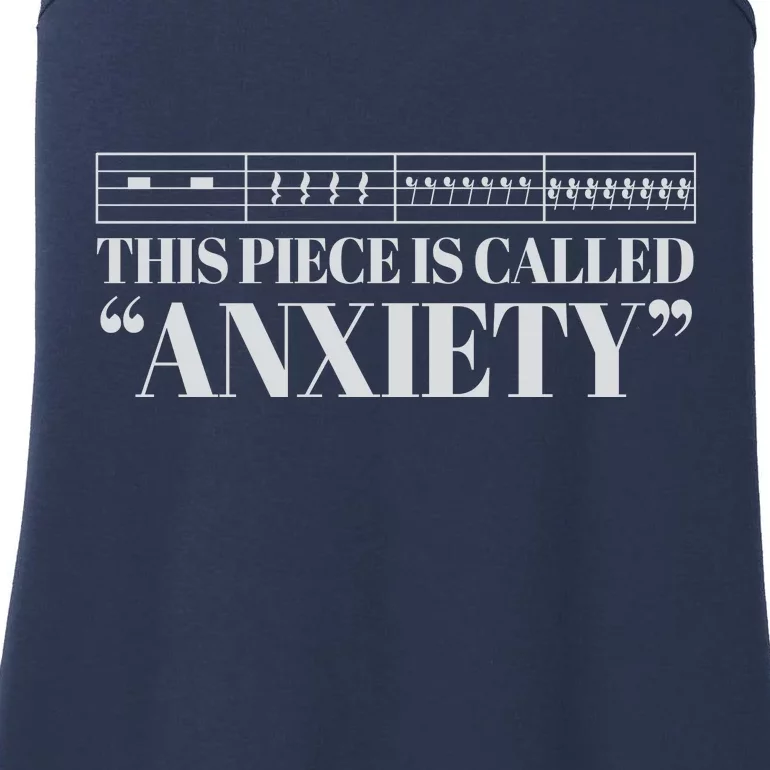 This Piece Is Called Anxiety Funny Ladies Essential Tank