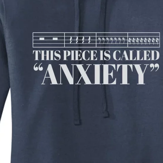 This Piece Is Called Anxiety Funny Women's Pullover Hoodie