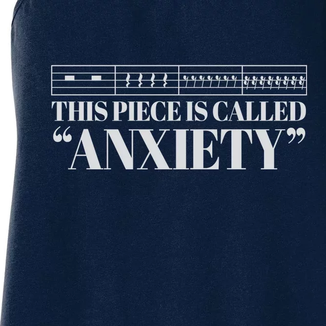 This Piece Is Called Anxiety Funny Women's Racerback Tank