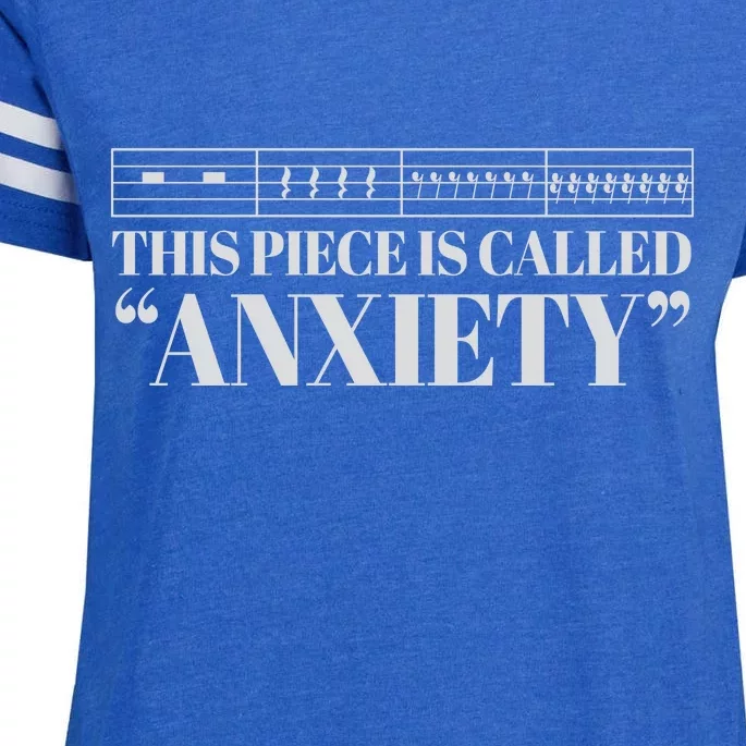 This Piece Is Called Anxiety Funny Enza Ladies Jersey Football T-Shirt