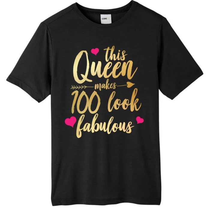 This Queen Makes 100 Look Fabulous ChromaSoft Performance T-Shirt