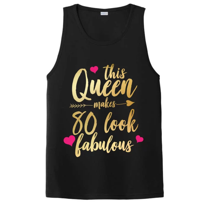 This Queen Makes 80 Look Fabulous Performance Tank