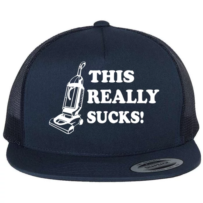 This Really Sucks Flat Bill Trucker Hat