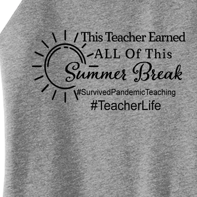 This Teacher Earned All Of This Summer Break Teacher Life Women’s Perfect Tri Rocker Tank