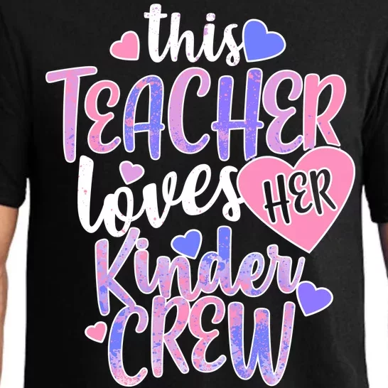 This Teacher Loves Her Kinder Crew Pajama Set