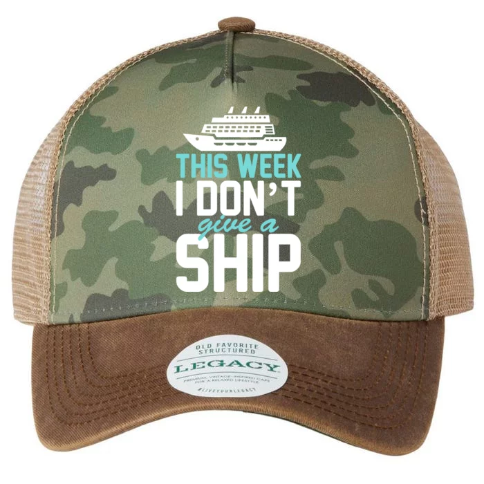 This Week I Don't Give A Ship Legacy Tie Dye Trucker Hat