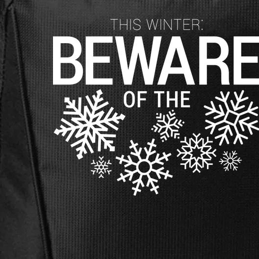 This Winter: Beware Of The Snowflakes City Backpack